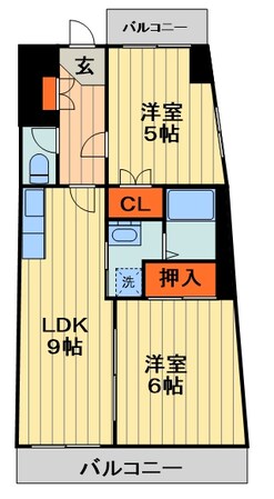 CITY COSMO16の物件間取画像